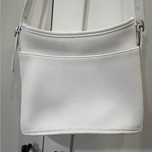 Coach “Mambo” Elegant White Shoulder Bag